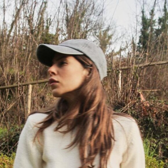 NWT ZARA WASHED EFFECT TWILL CAP GRAY - Picture 4 of 4